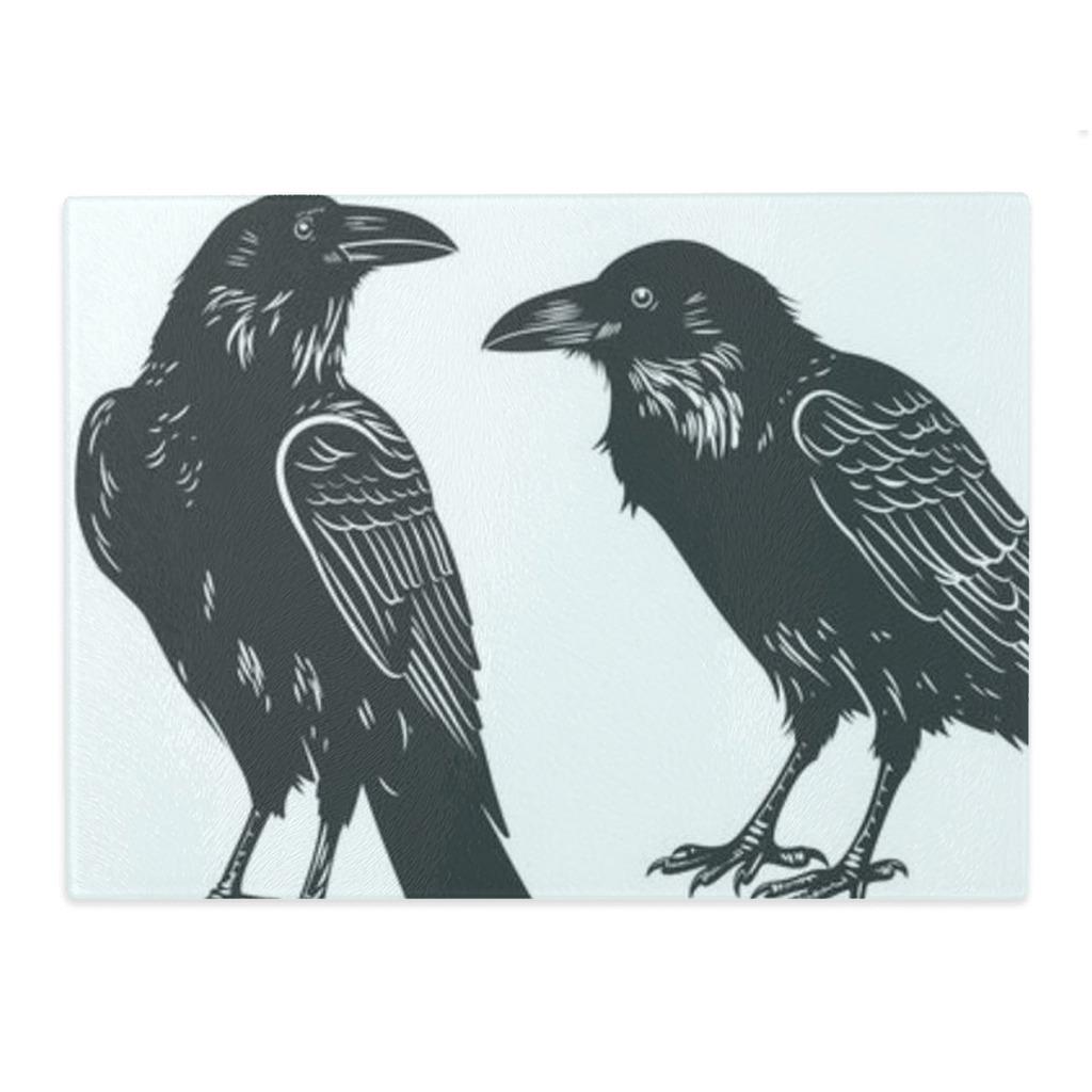 3 Ravens Glass Cutting Board (11x15)